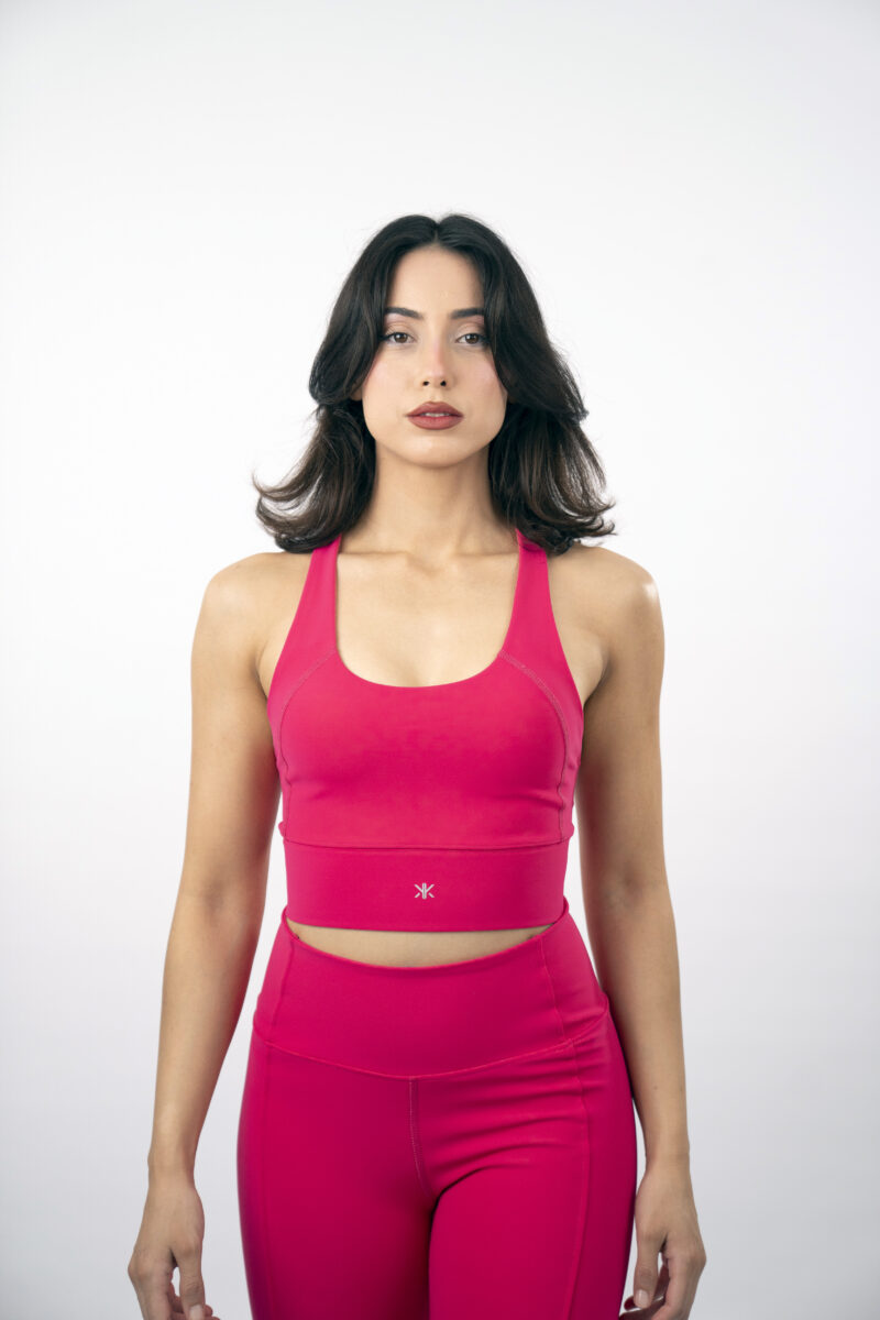 The Apex V-Countour Legging — Hot Pink
