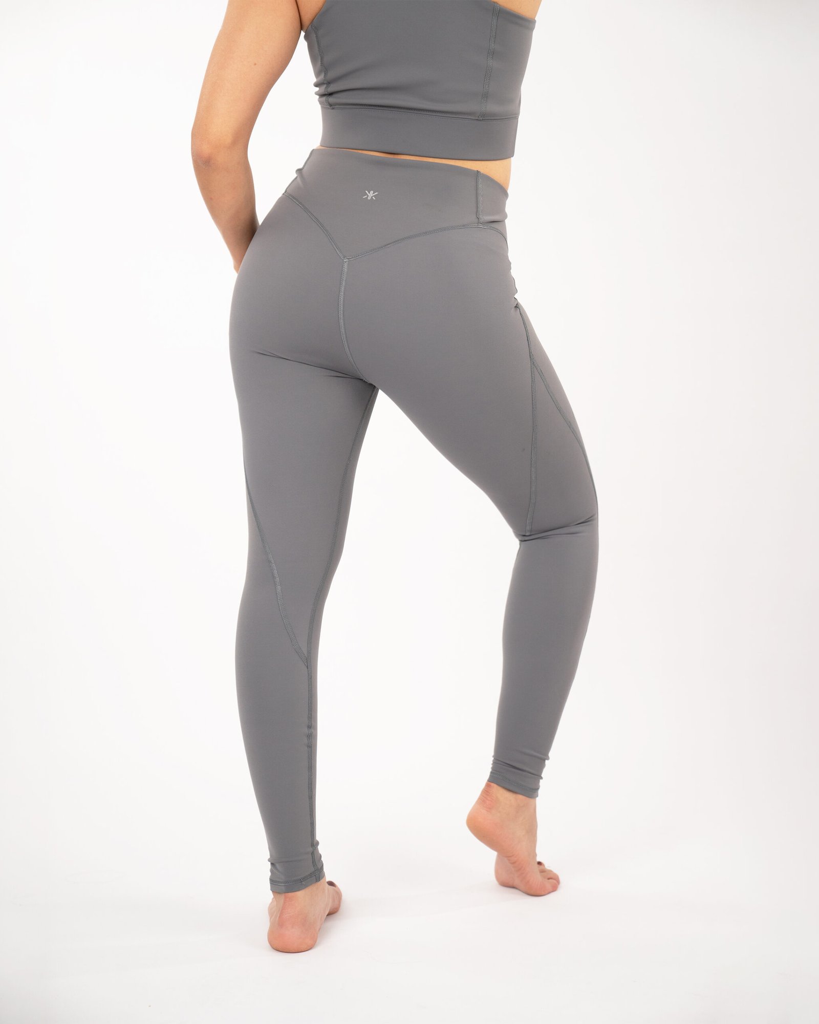 Meridian High-Waist Legging — Ash Grey – Image 2