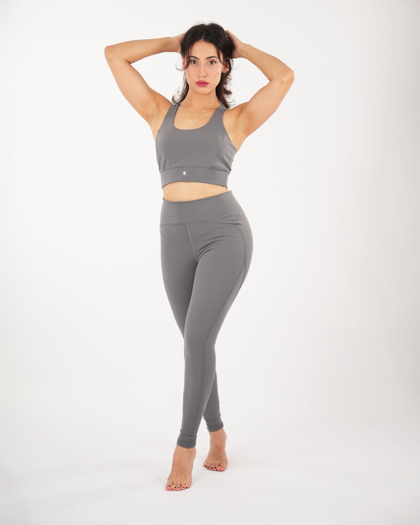 Meridian High-Waist Legging — Ash Grey – Image 4