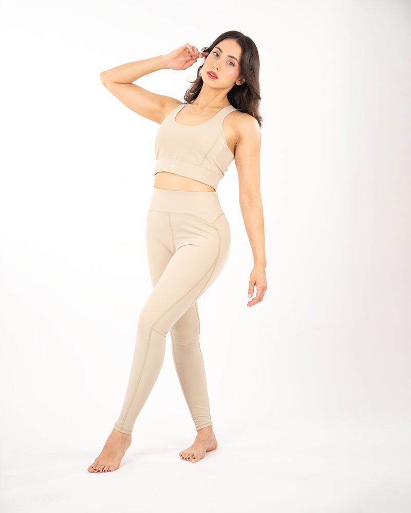 Meridian High-Waist Legging — Desert Dust