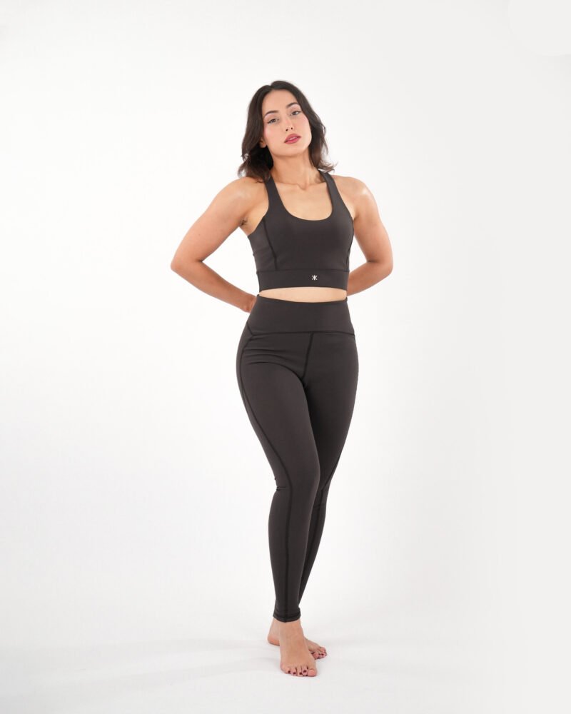 Meridian High-Waist Legging — Espresso