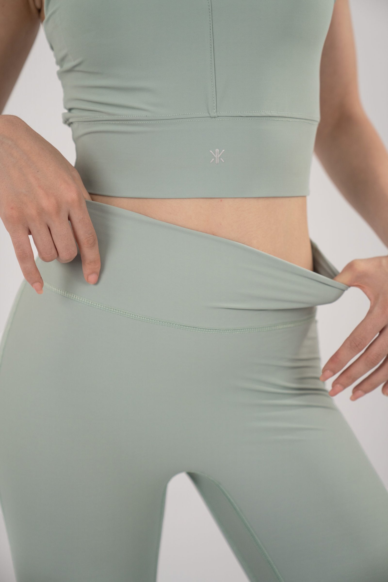 High-Rise Flex Bootcut Legging — Muted Mint – Image 4