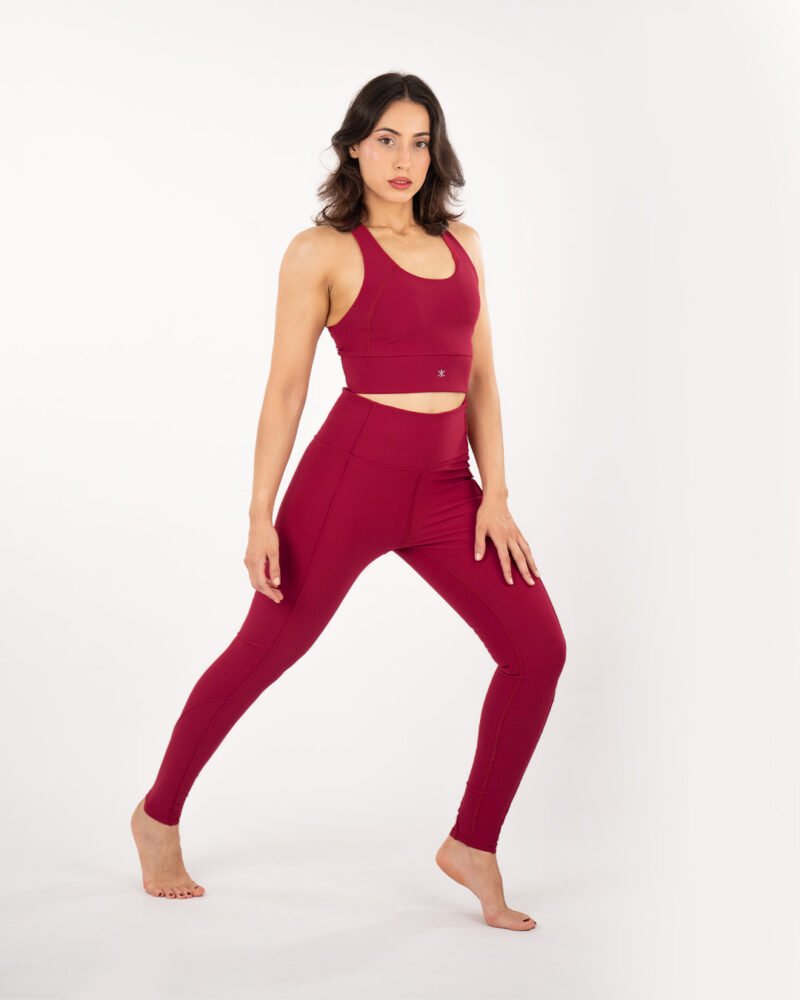 The Apex Legging — Red Berry